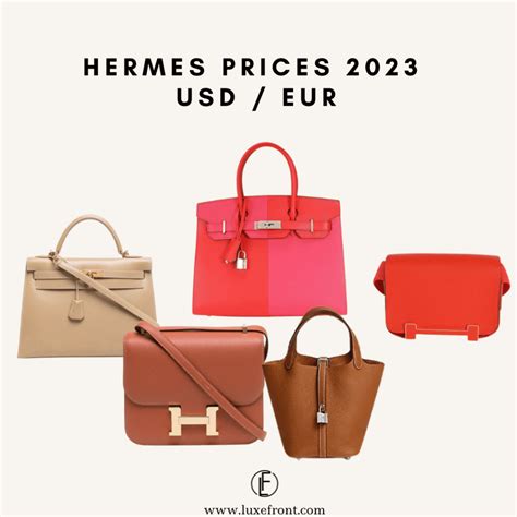 Hermès Bag Prices in 2024. Updated wi